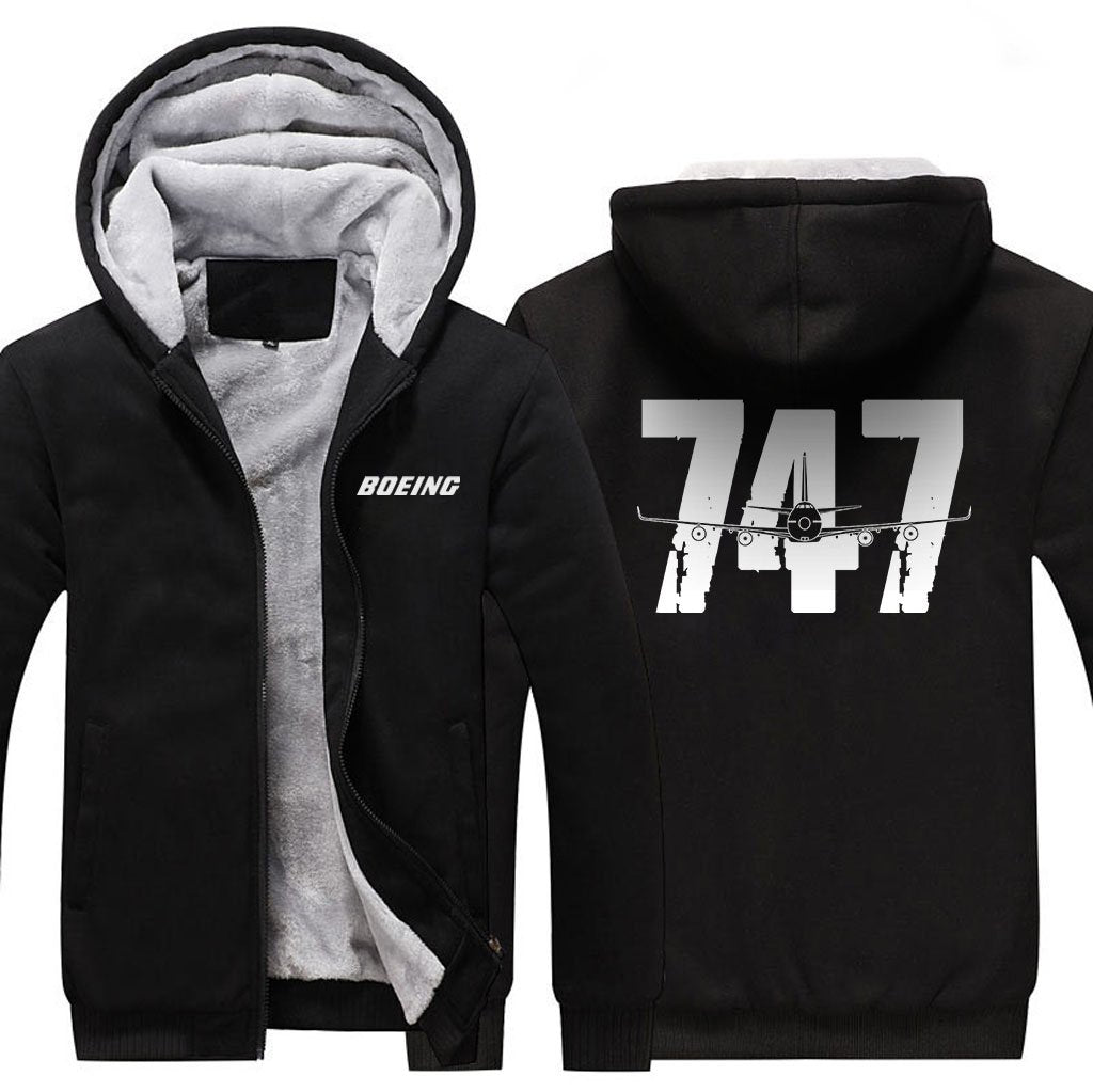 B747 DESIGNED ZIPPER SWEATER THE AV8R