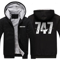 Thumbnail for B747 DESIGNED ZIPPER SWEATER THE AV8R
