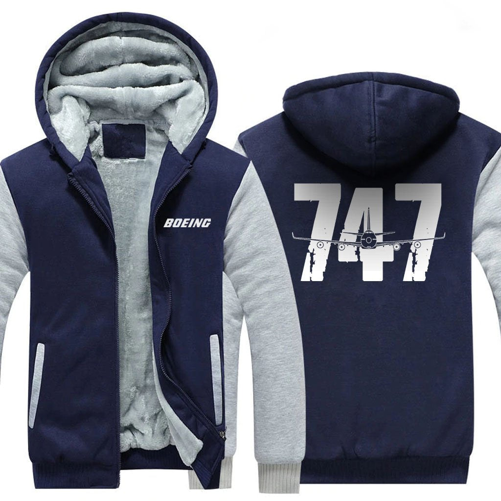 B747 DESIGNED ZIPPER SWEATER THE AV8R