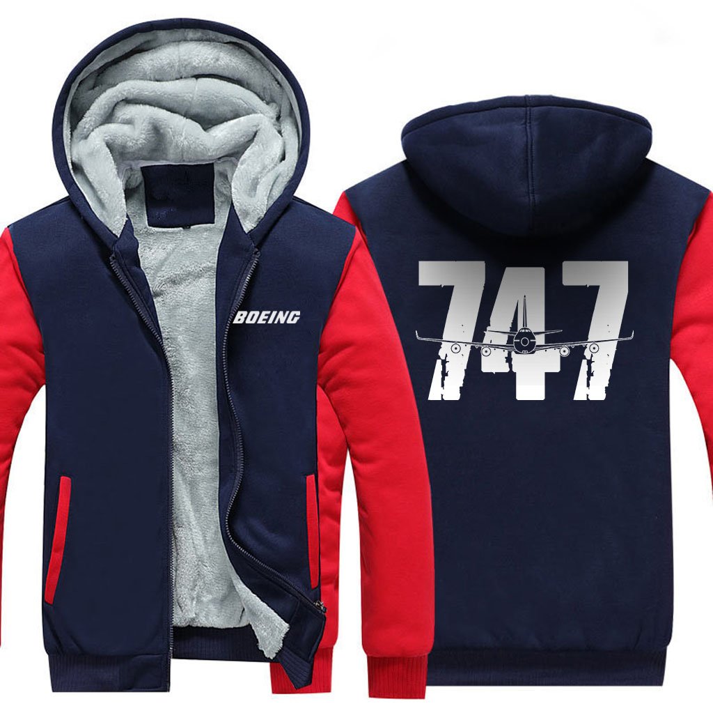 B747 DESIGNED ZIPPER SWEATER THE AV8R