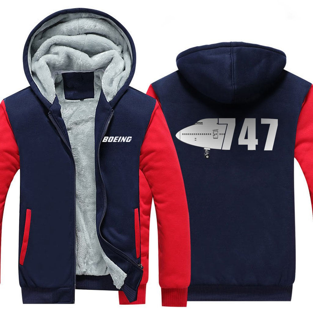 B747 DESIGNED ZIPPER SWEATER THE AV8R