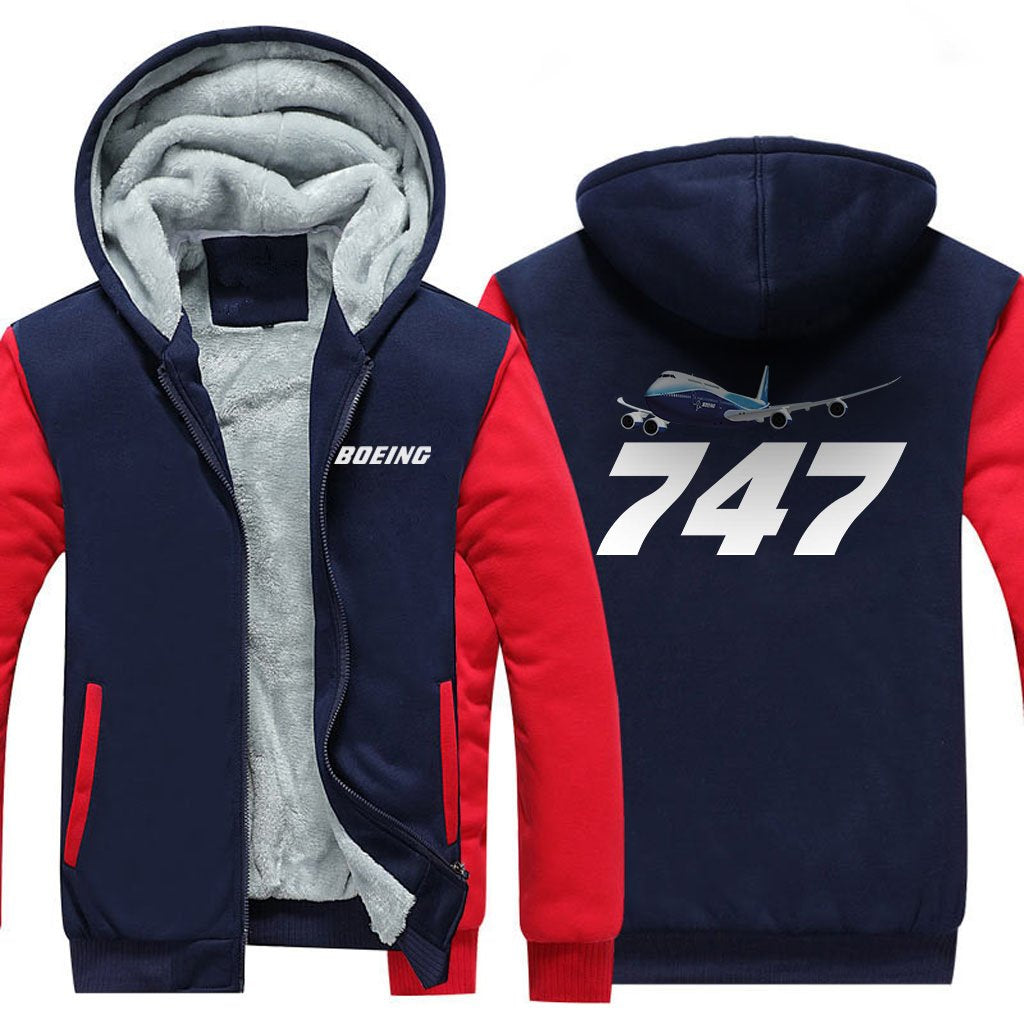 B747 DESIGNED ZIPPER SWEATER THE AV8R
