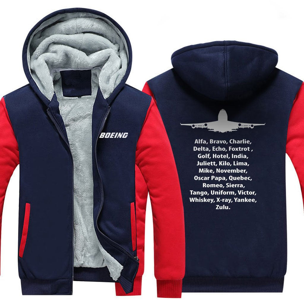 B747 DESIGNED ZIPPER SWEATER THE AV8R