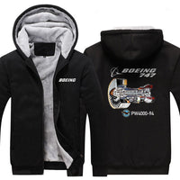 Thumbnail for B747 PW4000-94 DESIGNED ZIPPER SWEATER THE AV8R