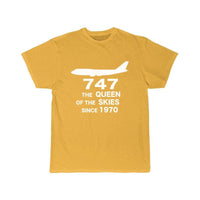 Thumbnail for B747 THE QUEEN OF THE SKIES SINCE 1970 DESIGNED T-SHIRT THE AV8R