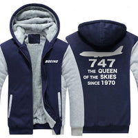 Thumbnail for B747 THE QUEEN OF THE SKIES SINCE 1970 DESIGNED ZIPPER SWEATER THE AV8R