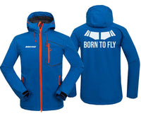 Thumbnail for BORN TO FLY DESIGNED FLEECE HOODIE THE AV8R