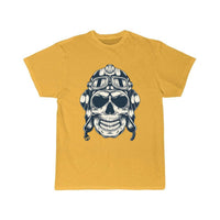 Thumbnail for Skull with an aviator hat T-SHIRT THE AV8R
