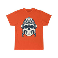 Thumbnail for Skull with an aviator hat T-SHIRT THE AV8R