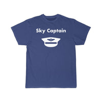 Thumbnail for Sky Captain Airline Pilot Hat Light-Monotone T-SHIRT THE AV8R