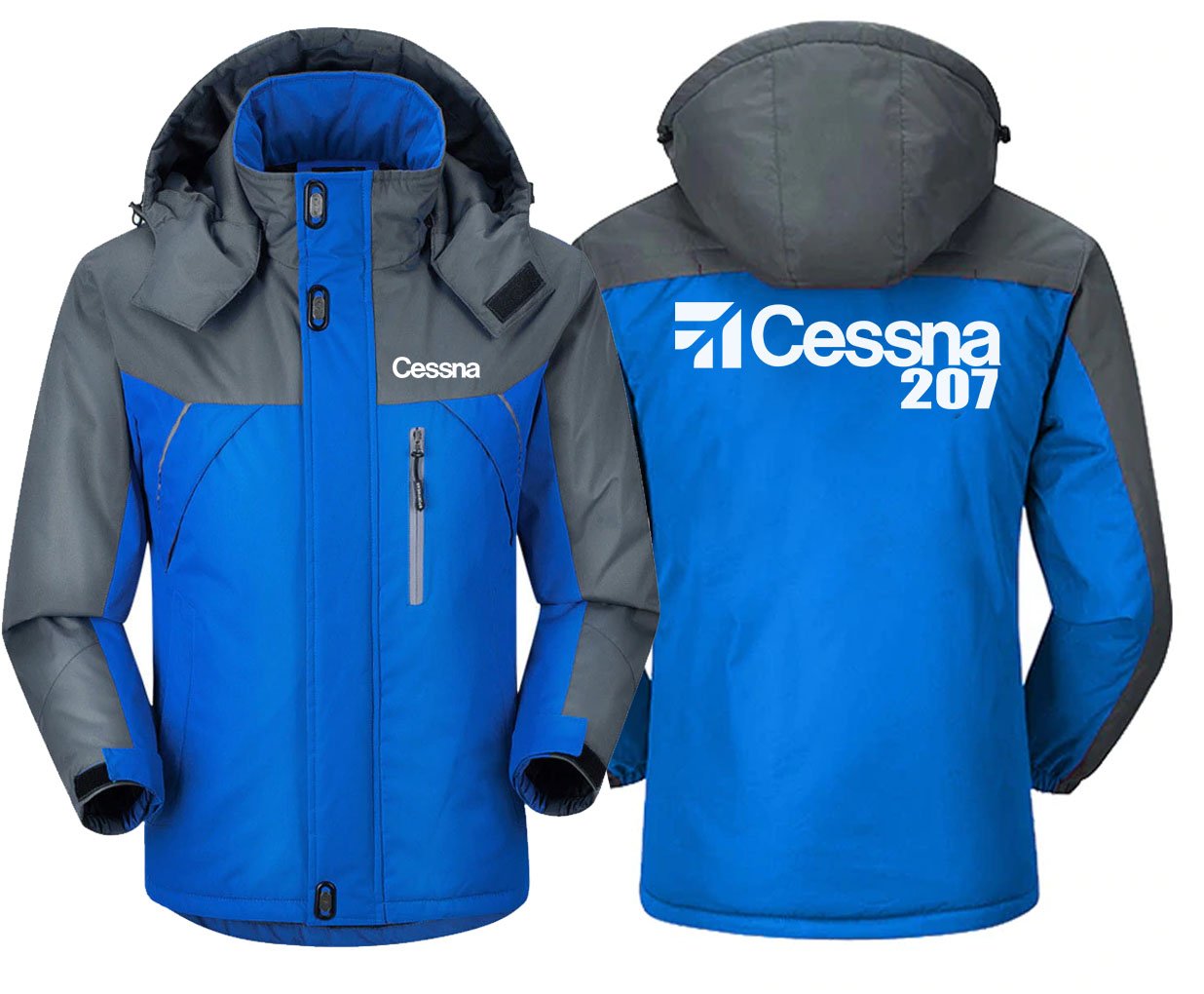 CESSNA 207 DESIGNED WINDBREAKER JACKET THE AV8R