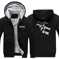 Thumbnail for CESSNA 310 DESIGNED ZIPPER SWEATER THE AV8R