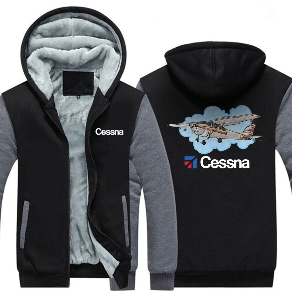 CESSNA DESIGNED ZIPPER SWEATER THE AV8R