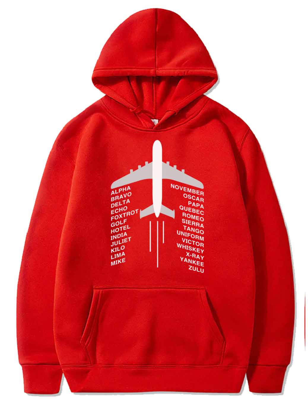 Pilot Alphabet Airplane PULLOVER THE AV8R