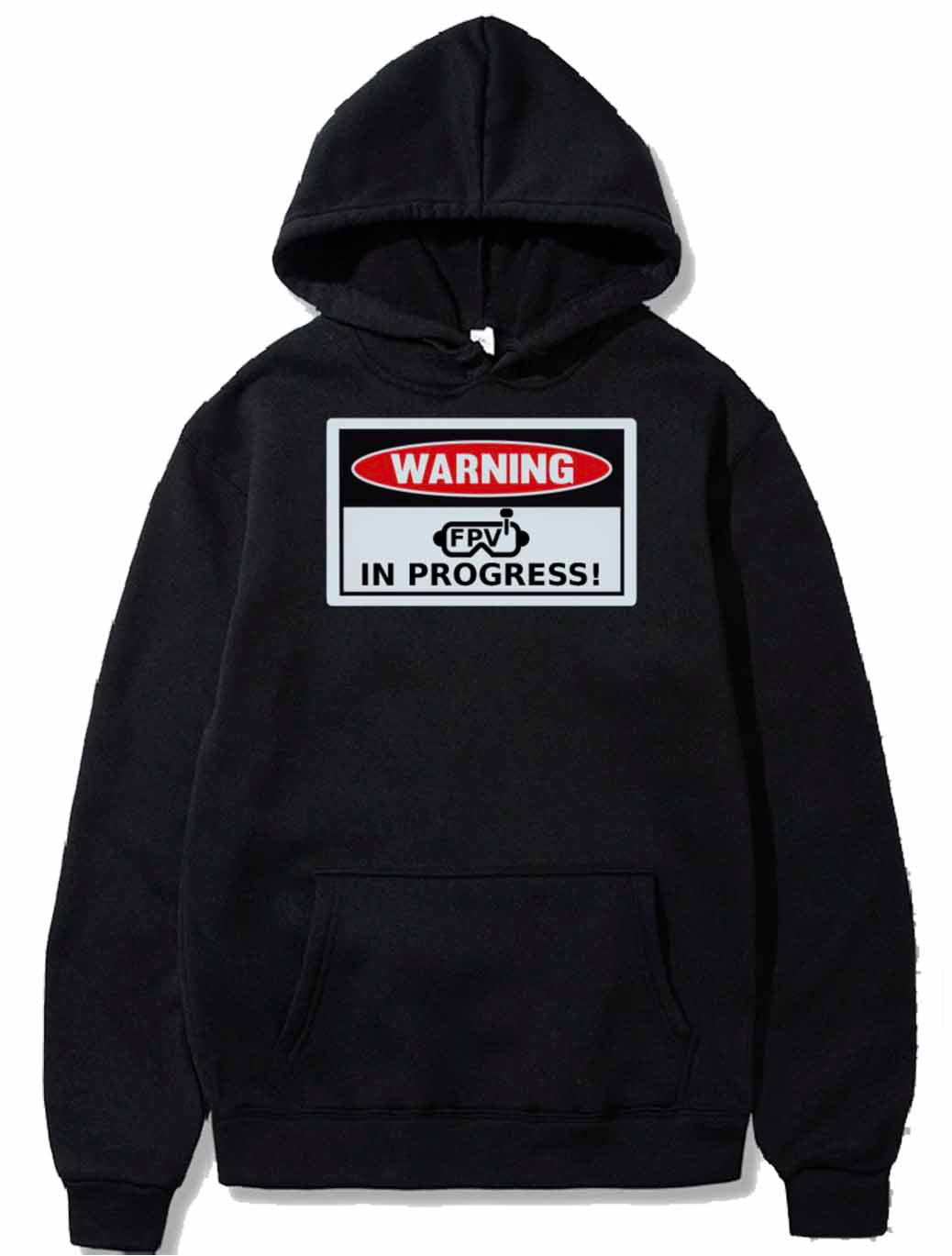Warning FPV In Progress Funny Drone Racing Sign PULLOVER THE AV8R