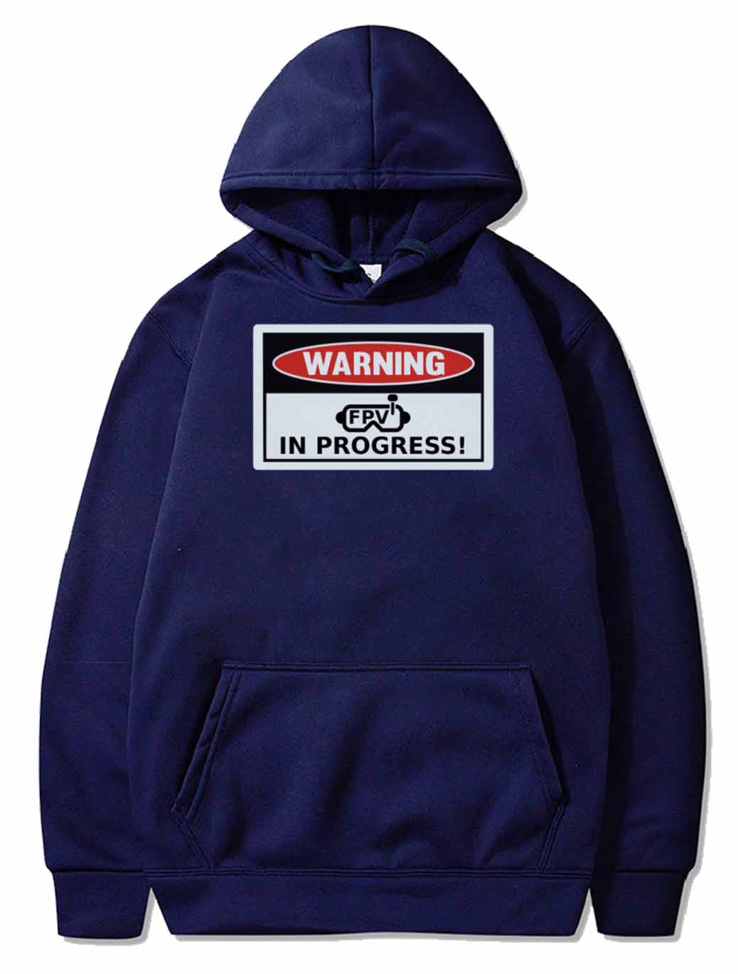 Warning FPV In Progress Funny Drone Racing Sign PULLOVER THE AV8R