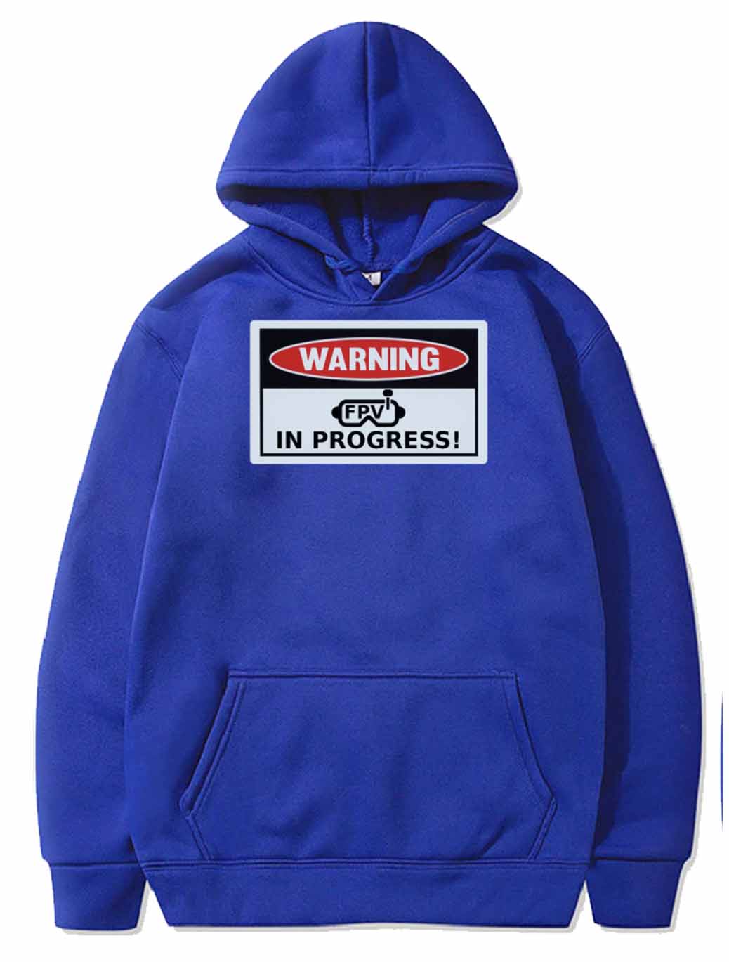 Warning FPV In Progress Funny Drone Racing Sign PULLOVER THE AV8R