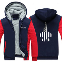 Thumbnail for F-35 DESIGNED ZIPPER SWEATER THE AV8R