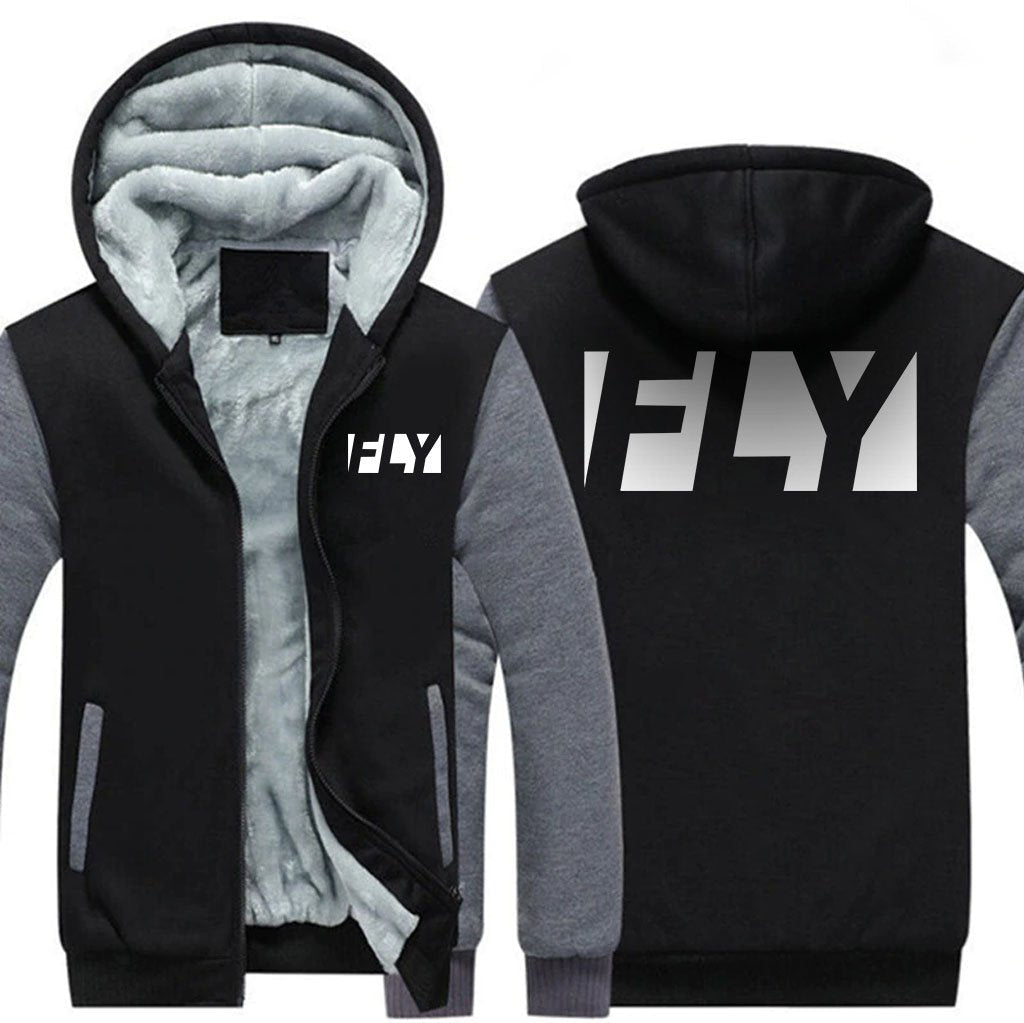 FLY DESIGNED ZIPPER SWEATER THE AV8R