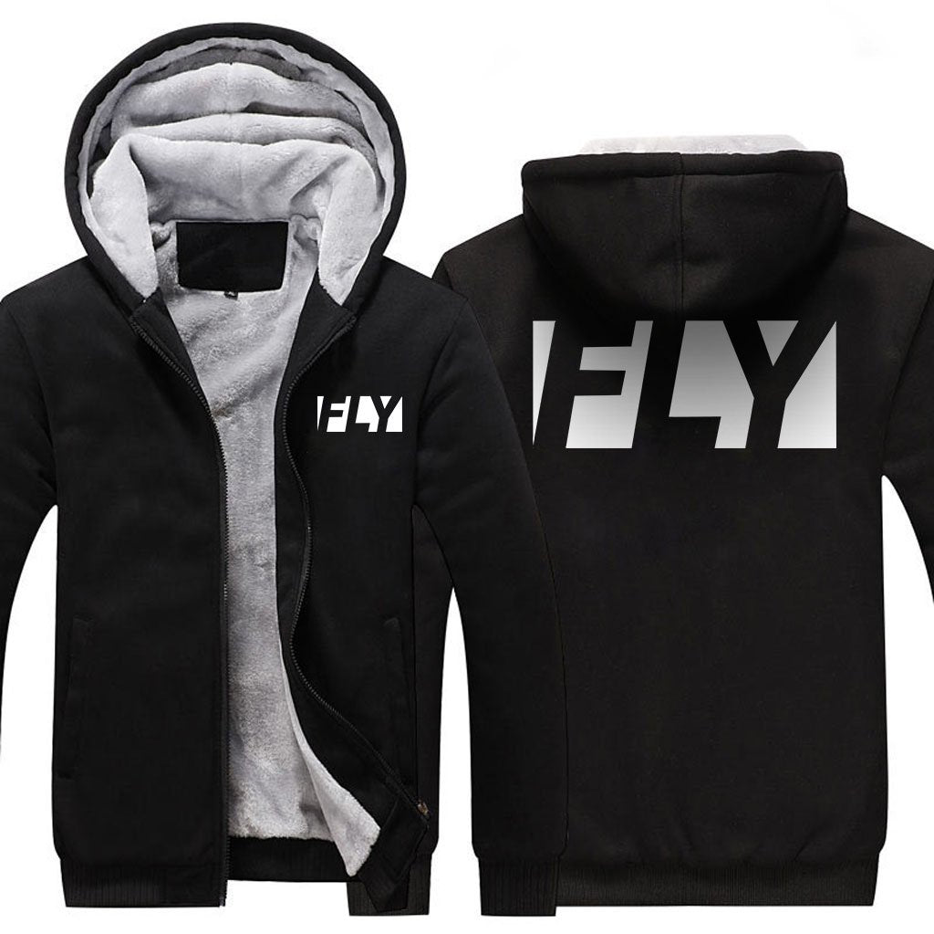 FLY DESIGNED ZIPPER SWEATER THE AV8R