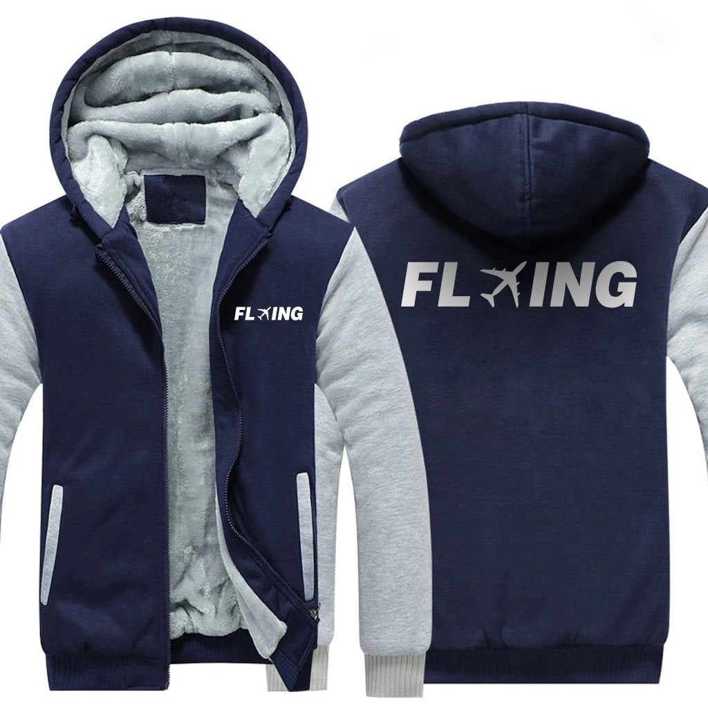 FLYING DESIGNED ZIPPER SWEATER THE AV8R