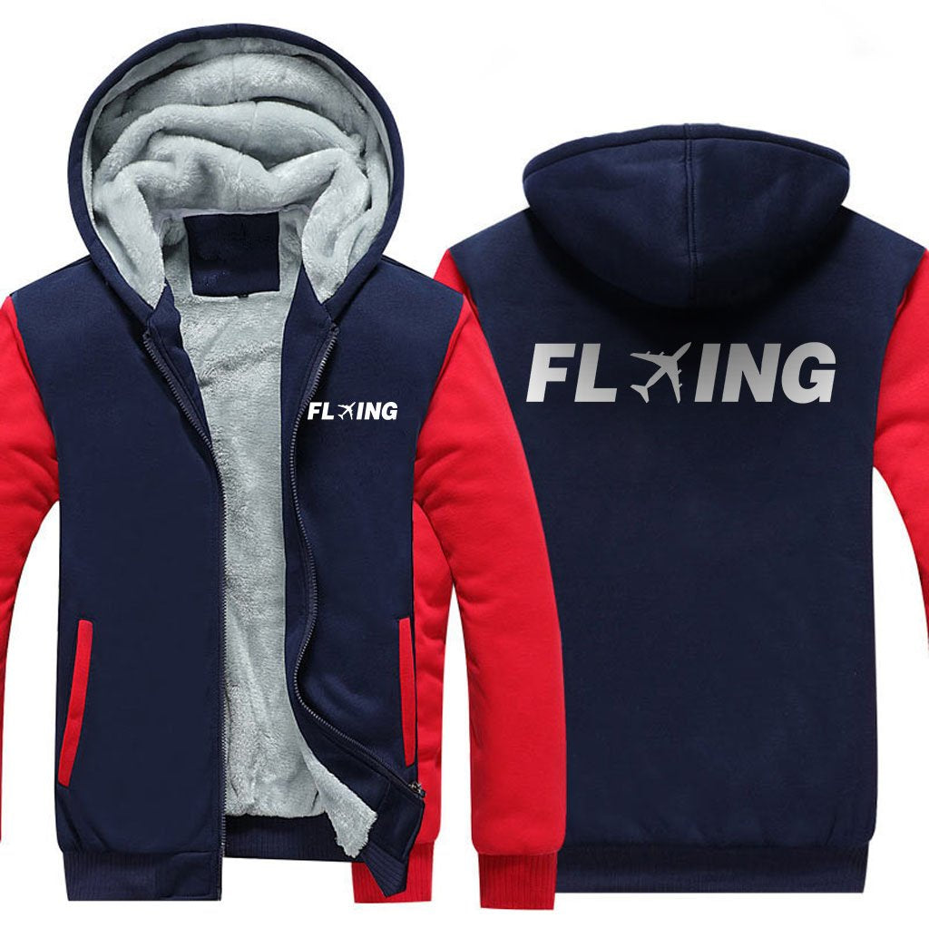 FLYING DESIGNED ZIPPER SWEATER THE AV8R