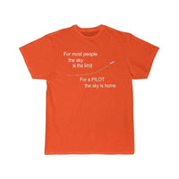 Thumbnail for FOR MOST PEOPLE THE SKY IS THE LIMIT FOR A THE SKY IS HOME  T SHIRT THE AV8R