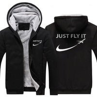 Thumbnail for JUST FLY IT  ZIPPER SWEATER THE AV8R