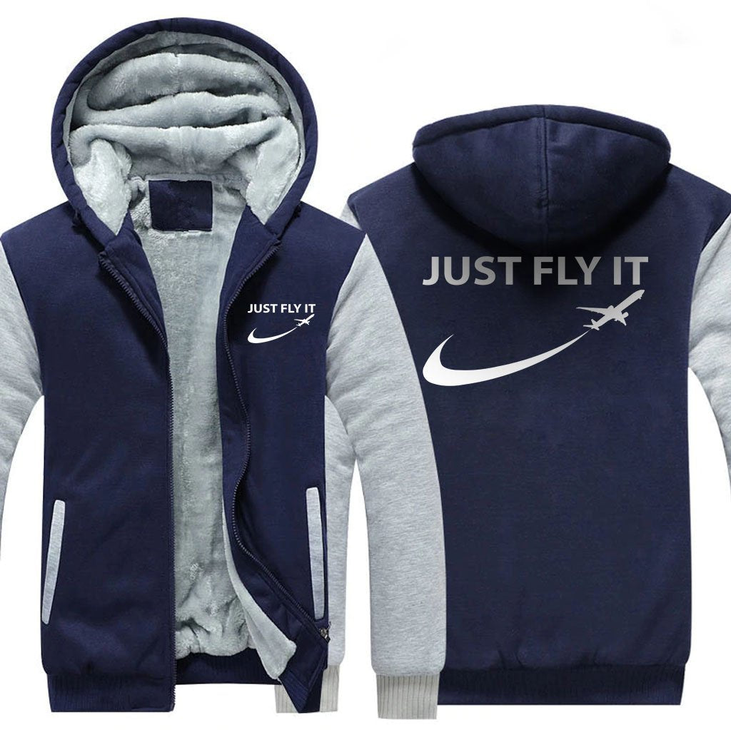 JUST FLY IT  ZIPPER SWEATER THE AV8R