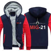 Thumbnail for M I G  2 1  DESIGNED ZIPPER SWEATER THE AV8R