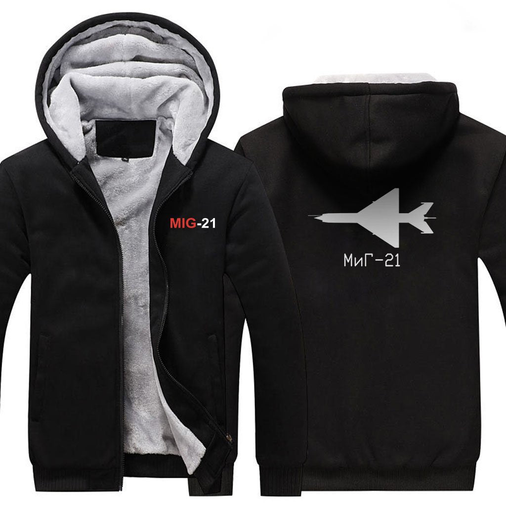 M I G  21  DESIGNED ZIPPER SWEATER THE AV8R