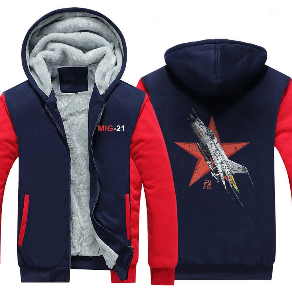 M I G  21  DESIGNED ZIPPER SWEATER THE AV8R