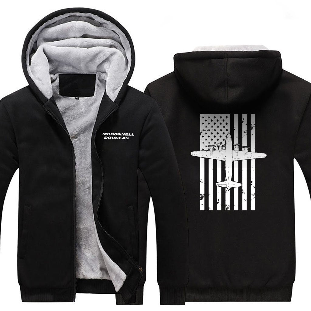 MCDONNELL DOUGLAS DESIGNED ZIPPER SWEATER THE AV8R