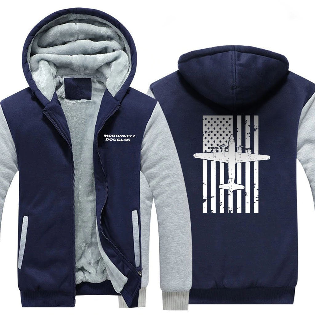 MCDONNELL DOUGLAS DESIGNED ZIPPER SWEATER THE AV8R