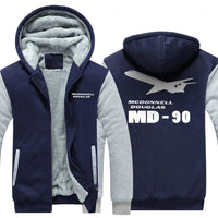 Thumbnail for MCDONNELL DOUGLAS MD 90 DESIGNED ZIPPER SWEATER THE AV8R