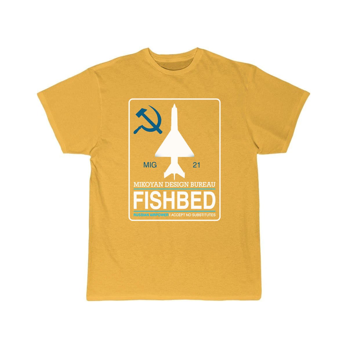 MIG 21 DESIGNED T SHIRT THE AV8R