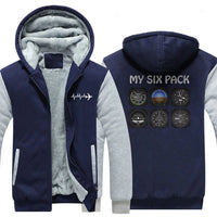 Thumbnail for MY SIX PACK ZIPPER SWEATER THE AV8R