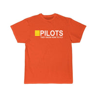 Thumbnail for PILOTS THEY KNOW HOW TO FLY DESIGNED T SHIRT THE AV8R