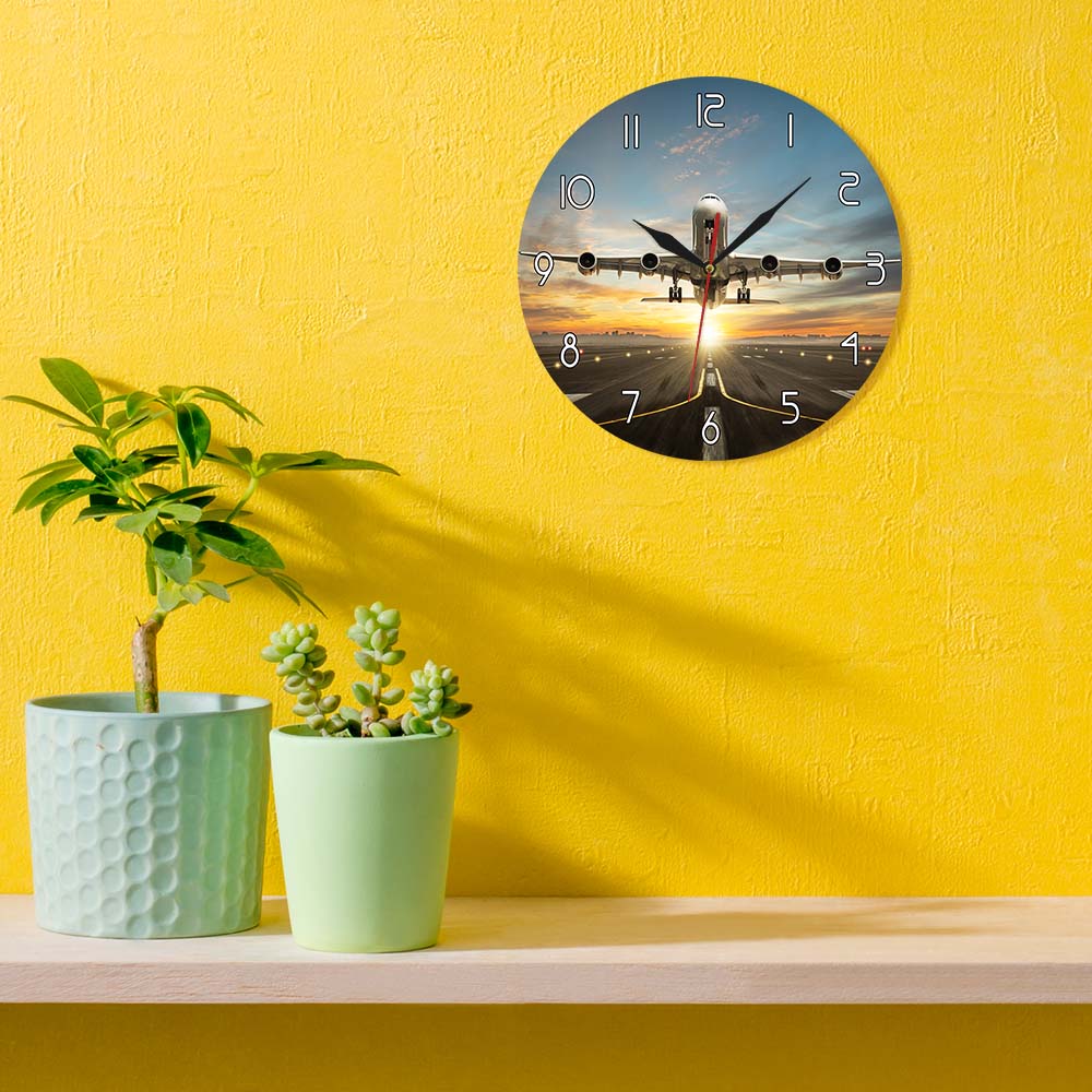 Huge Two Storeys Commercial Jetliner Wall Clock THE AVIATOR