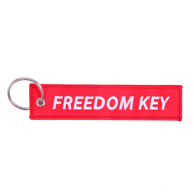 Trinket Keychain Metal Embroidery Keyring Accessory Llavero Key Chains AV8R
