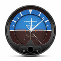 Thumbnail for Aircraft Attitude Indicator Silent Non Ticking Wall Clock Flight Instrument Home Décor Wall Watch Pilots Art Décor Modern Clock AV8R