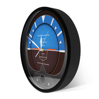 Thumbnail for Aircraft Attitude Indicator Silent Non Ticking Wall Clock Flight Instrument Home Décor Wall Watch Pilots Art Décor Modern Clock AV8R