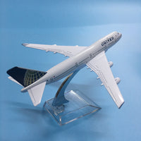 Thumbnail for American Air United Airlines Boeing 747 B747 400 Airways 16cm Alloy Metal Plane Model Aircraft Airplane AV8R