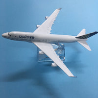Thumbnail for American Air United Airlines Boeing 747 B747 400 Airways 16cm Alloy Metal Plane Model Aircraft Airplane AV8R