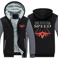 Thumbnail for THE NEED FOR SPEED DESIGNED ZIPPER SWEATER THE AV8R