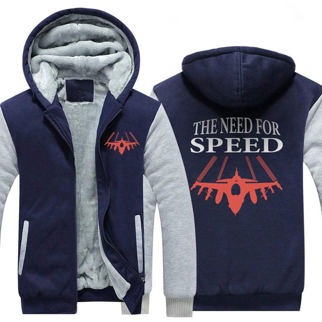 THE NEED FOR SPEED DESIGNED ZIPPER SWEATER THE AV8R