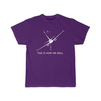 Thumbnail for THIS IS HOW WE ROLL B737 DESIGNED T SHIRT THE AV8R