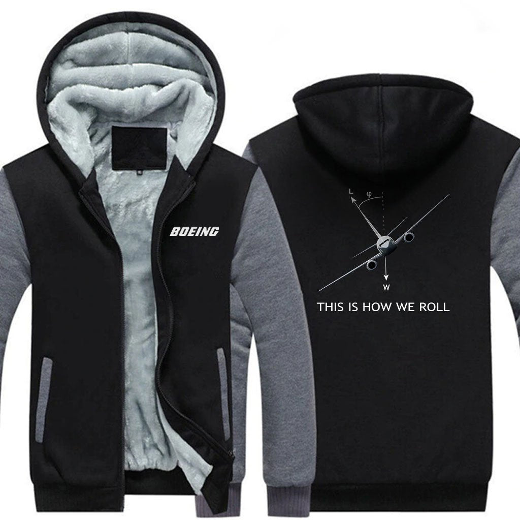 THIS IS HOW WE ROLL B737 DESIGNED ZIPPER SWEATER THE AV8R